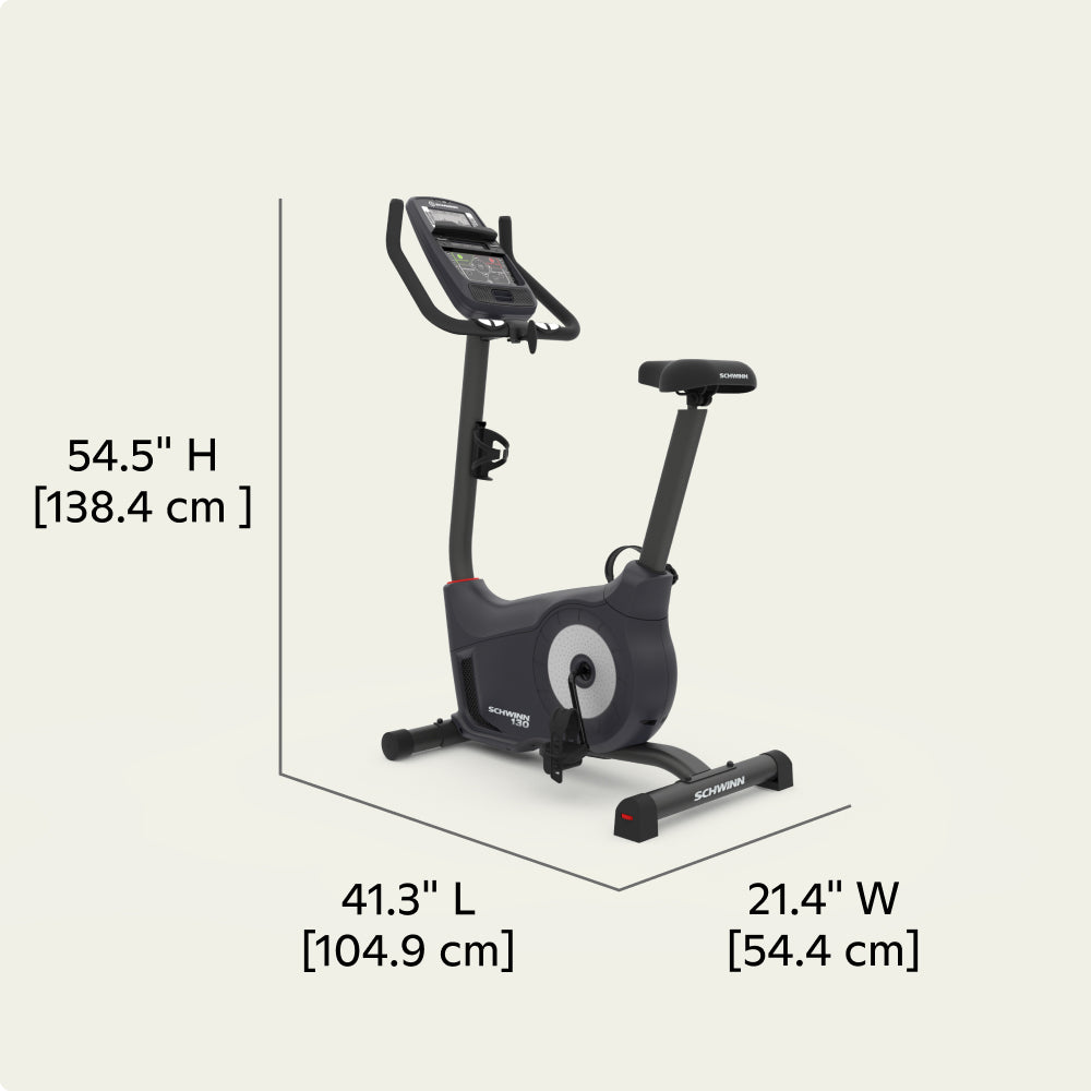 130 Upright Bike Dimensions