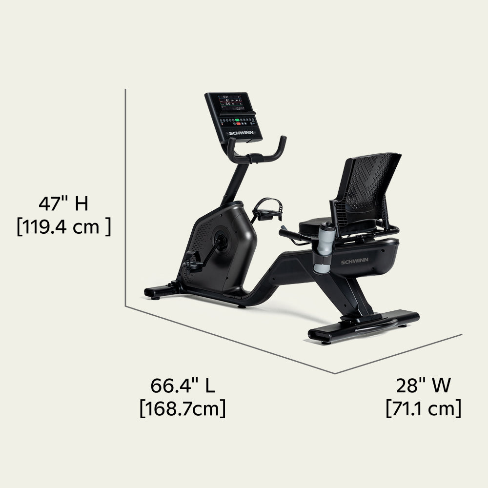 290 Recumbent Bike Dimensions