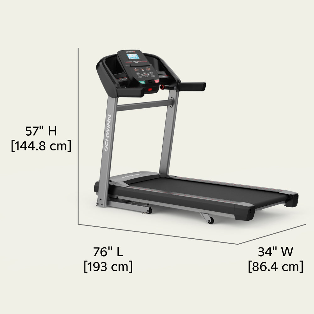 SFT4.3 Treadmill Dimensions