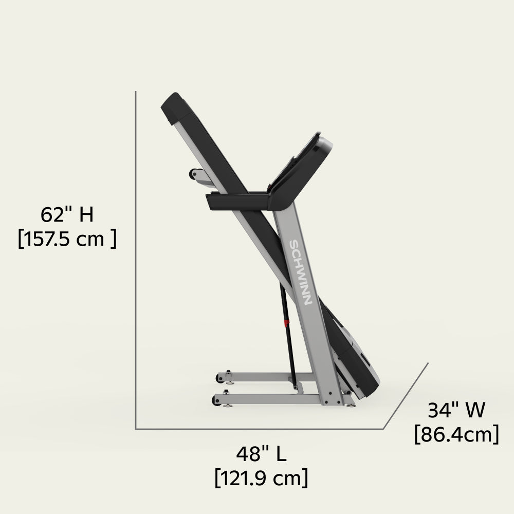 SFT4.3 Treadmill Dimensions