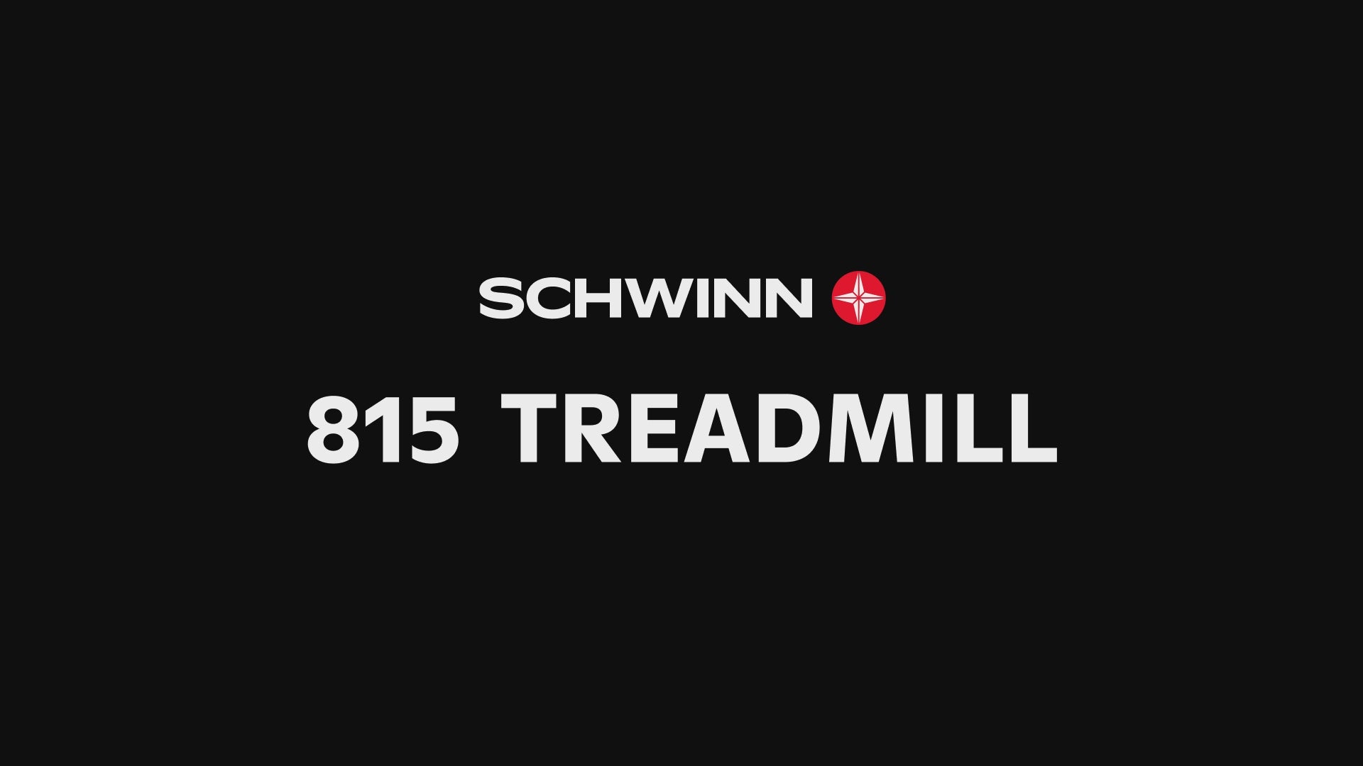 Load video: 815 Treadmill