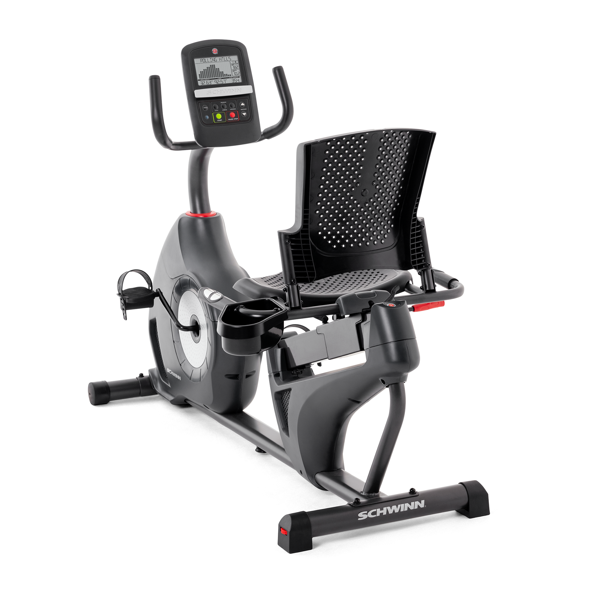 recumbent stationary bicycle Bike with Arm Exerciser Full-Body Workout designed to strengthen the upper body and improve shoulder mobility Schwinn Fitness 230 Recumbent Bike