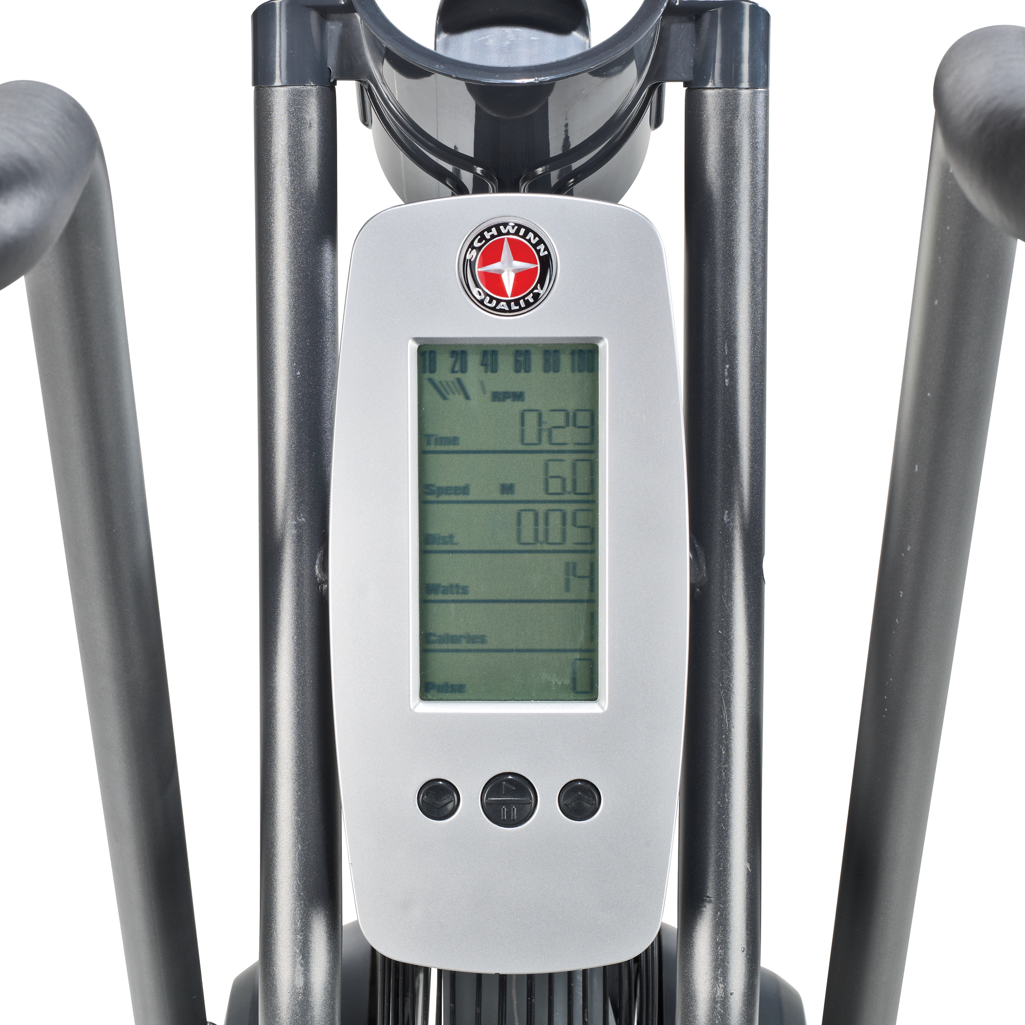 Schwinn Airdyne AD6 Console - default view
