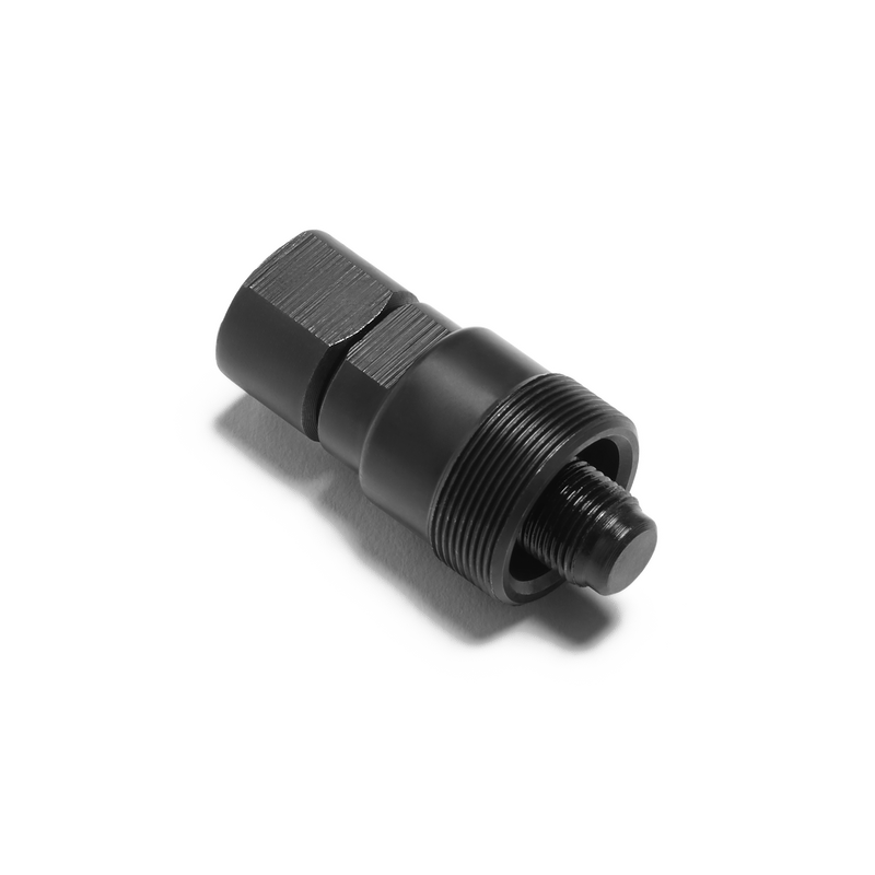 Crank puller thread store size