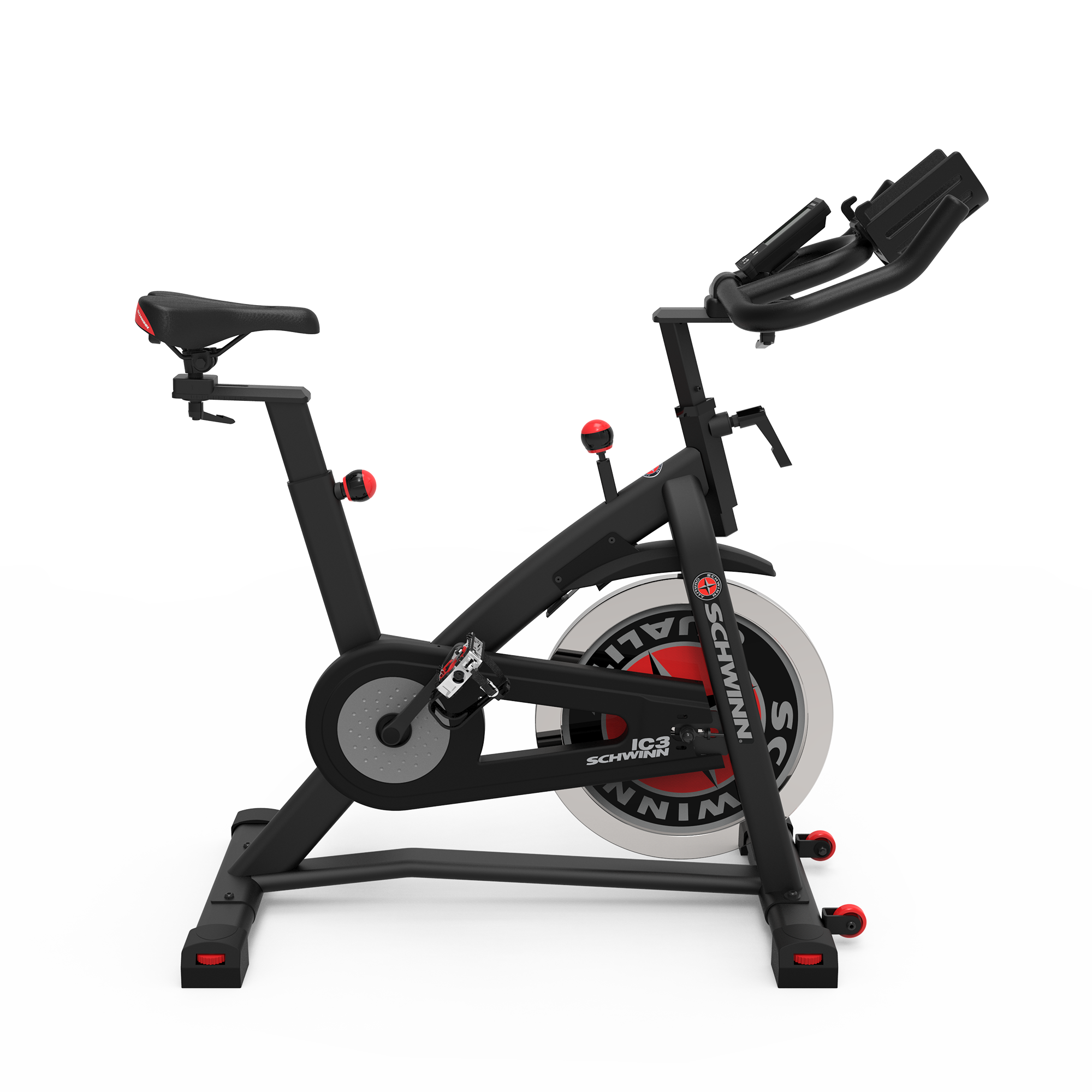 Black Exercise Bike Stationary Bicycle Indoor Cycling Cardio Fitness Workout Gym 