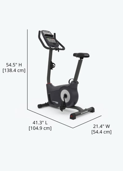 130 Bike Dimensions - Length 41.3 inches, Width 21.4 inches, Height 54.5 inches