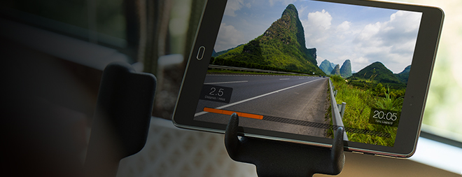 Explore the world app being used with the IC4.